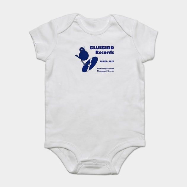 Bluebird Records Baby Bodysuit by Timeless Chaos